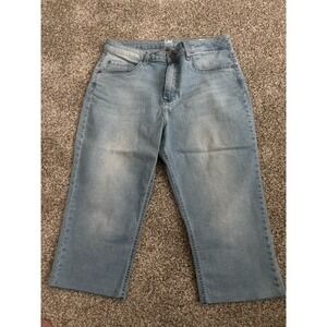 Lee Riders Mid-rise Blue Jean‎ Capri Size 12 (A402)